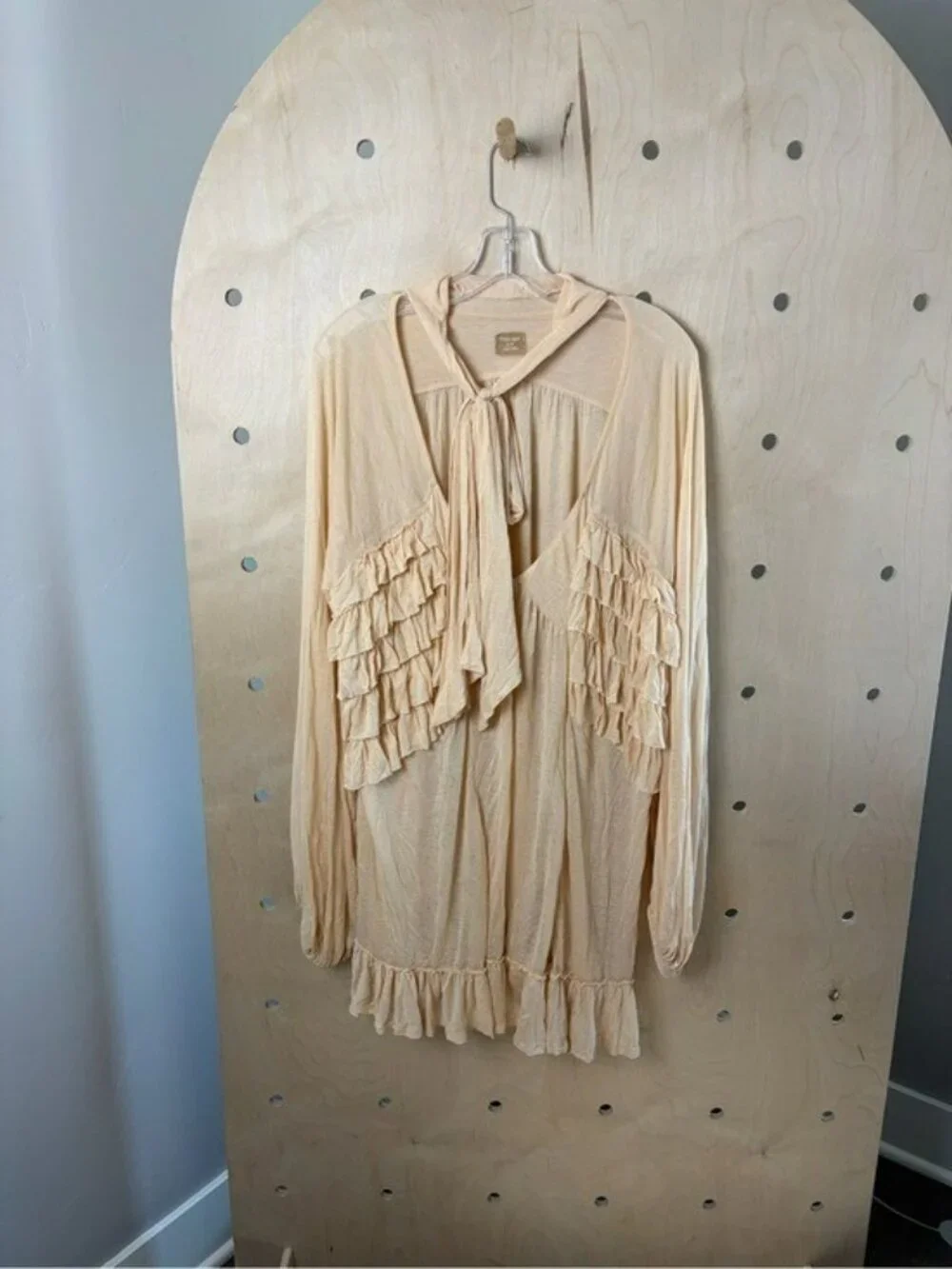 Free People Free-est Ponza Tunic in Sand Women’s Size XL